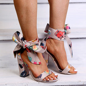 Open image in slideshow, Fashion Open Toe Block Heel Sandals Women&#39;s Summer Strap
