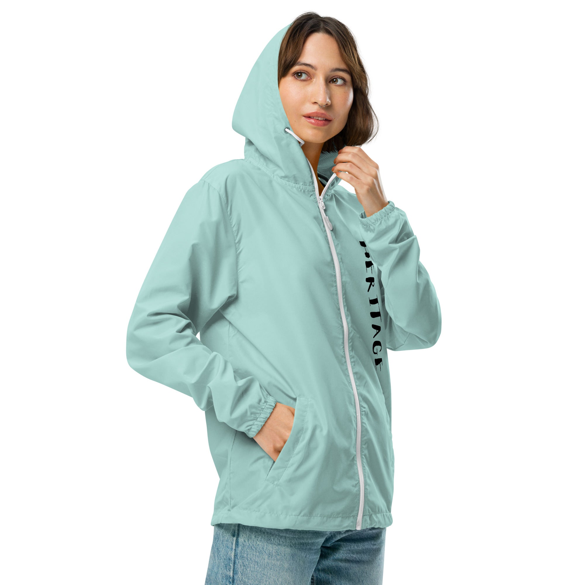 Unisex lightweight zip up windbreaker