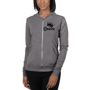 Unisex zip hoodie Queen