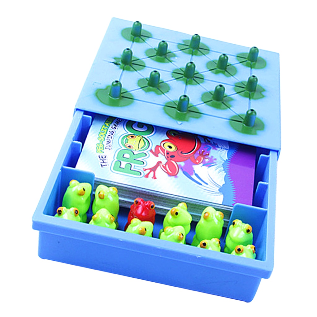 Kids Children Family Board Game Cards Game Frog Jumping Table Game Toy Gift