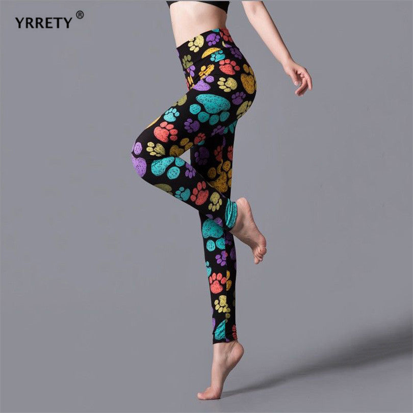 YRRETY Leggings Leopard Women Leopard Print Leggings Spring And Autumn High Elasticity Pant Leggins High Waist Elastic Legging